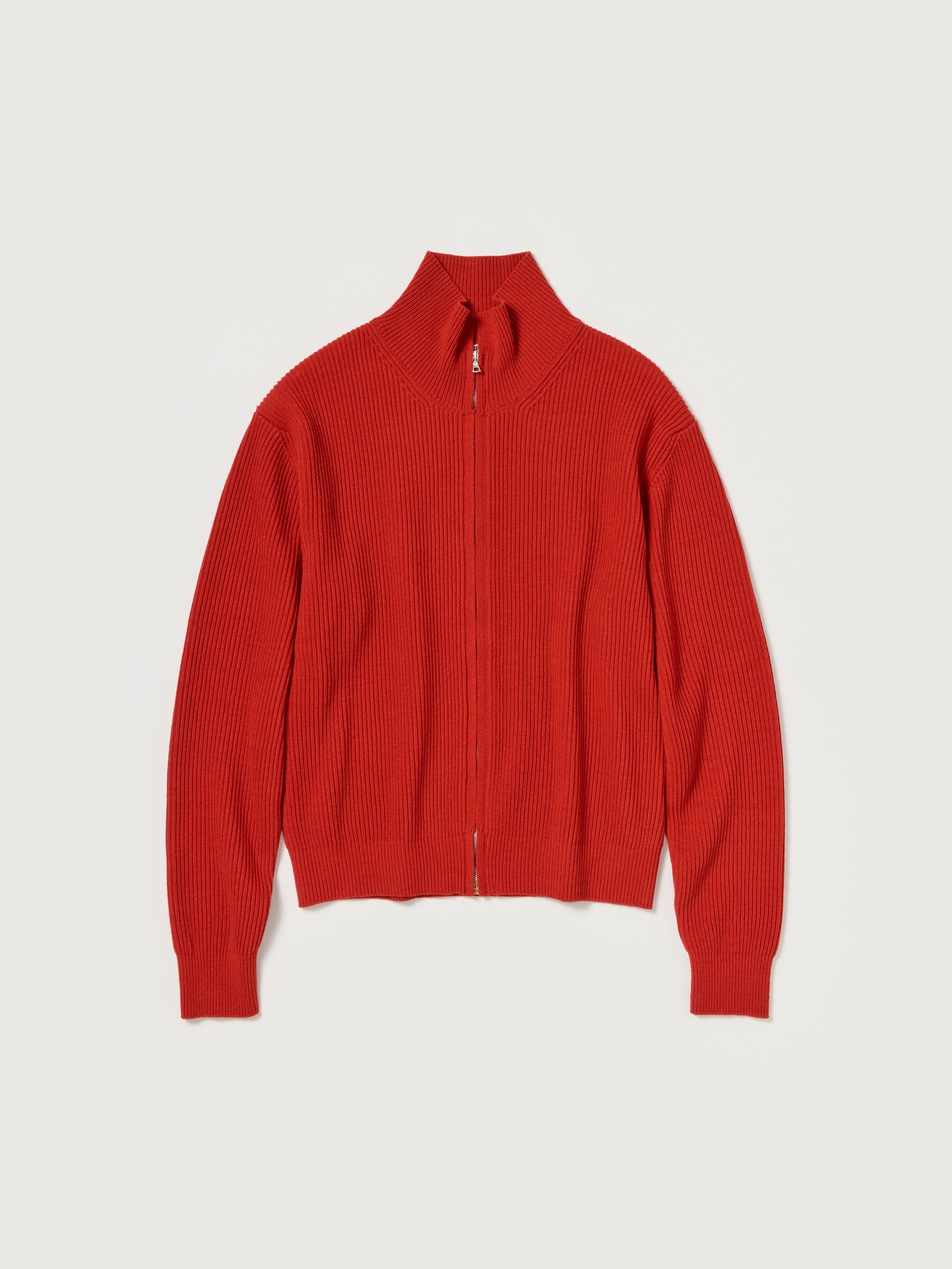 AURALEE 26AW SUPER FINE WOOL RIB KNIT ZIP CARDIGAN